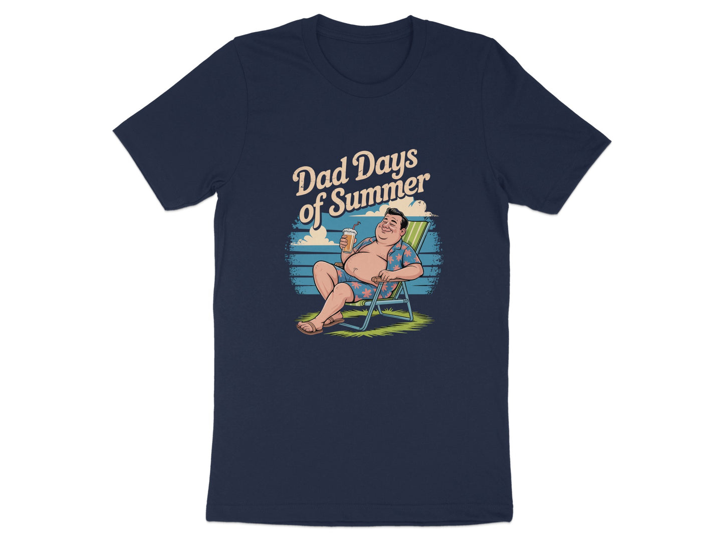 Dad Days of Summer Relaxing Beach T-shirt product type