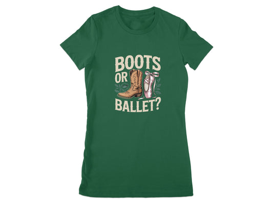 Boots or Ballet Graphic Unisex T Shirt product