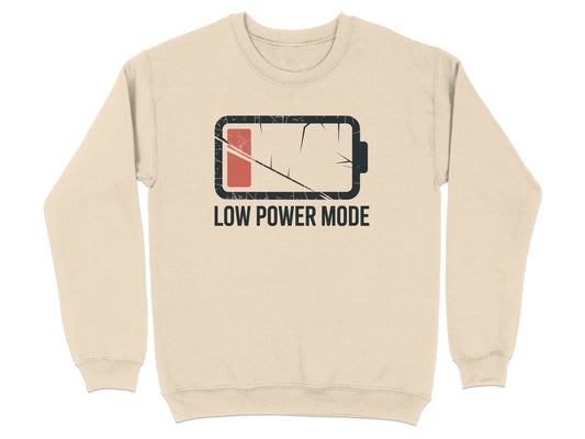 Low Power Mode Design Print Sweatshirt product