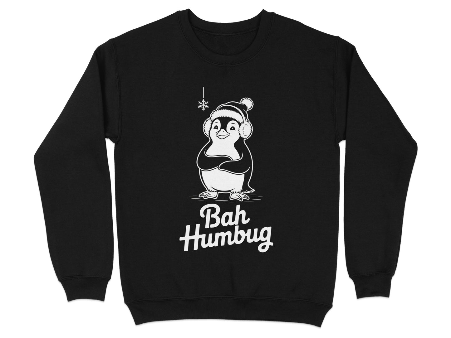 Bah Humbug Penguin Festive Sweatshirt product