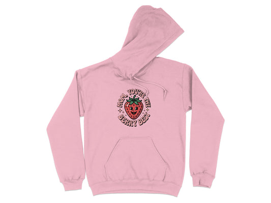 Hooray You're the Berry Best Pink Graphic Hoodie product type