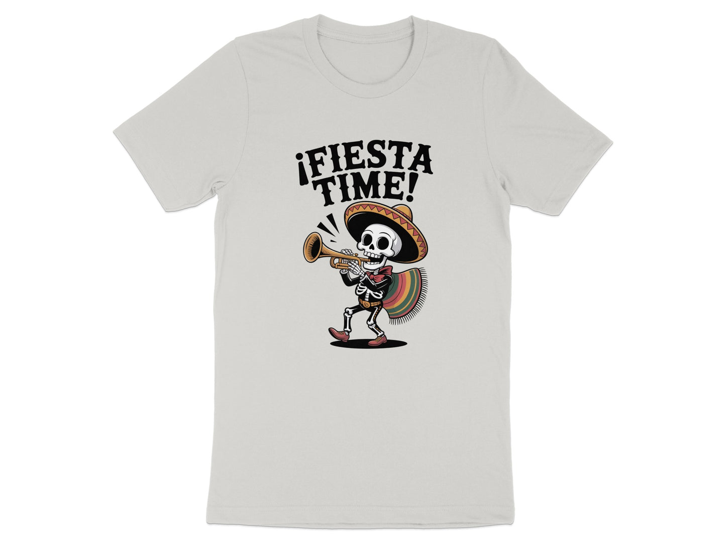 ¡Fiesta Time! Skeleton Playing Trumpet product type
