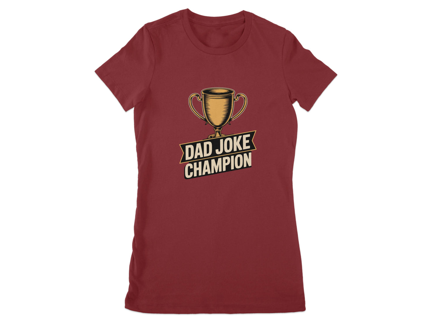 Dad Joke Champion Trophy Graphic T-shirt product type