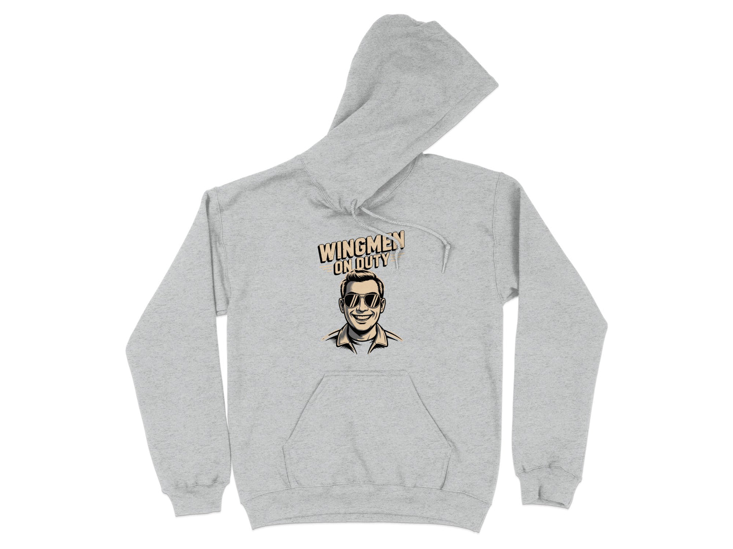Wingman on Duty Graphic Hoodie Fun Hoodie Product