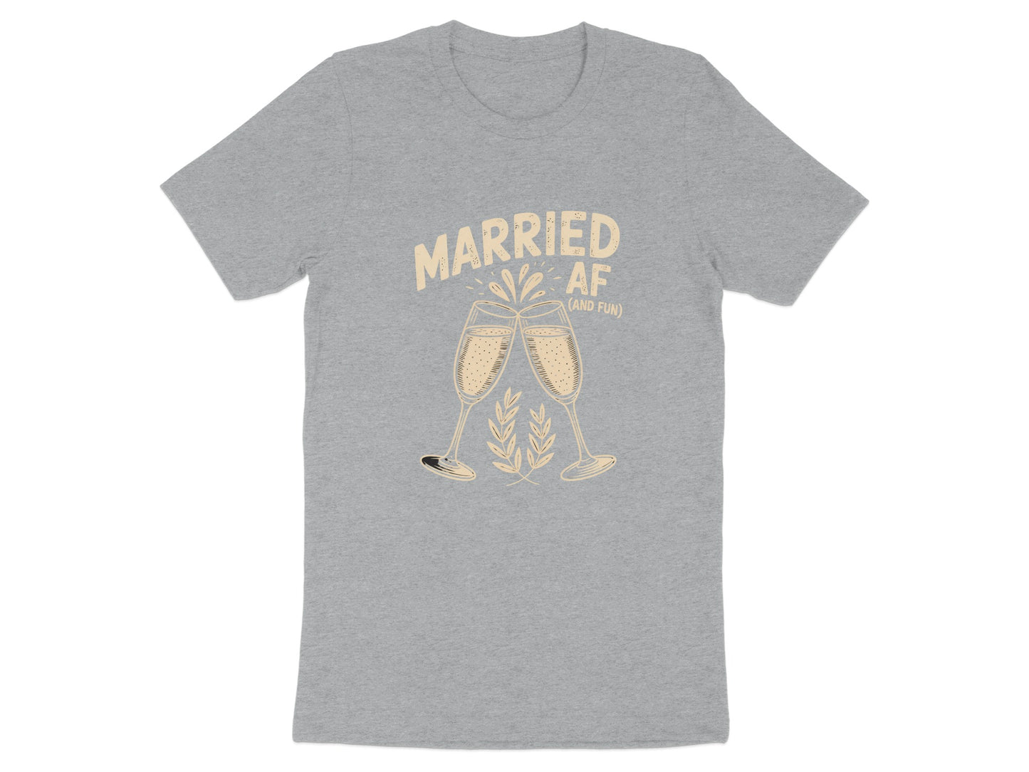 Married AF and Fun Graphic Tee product type