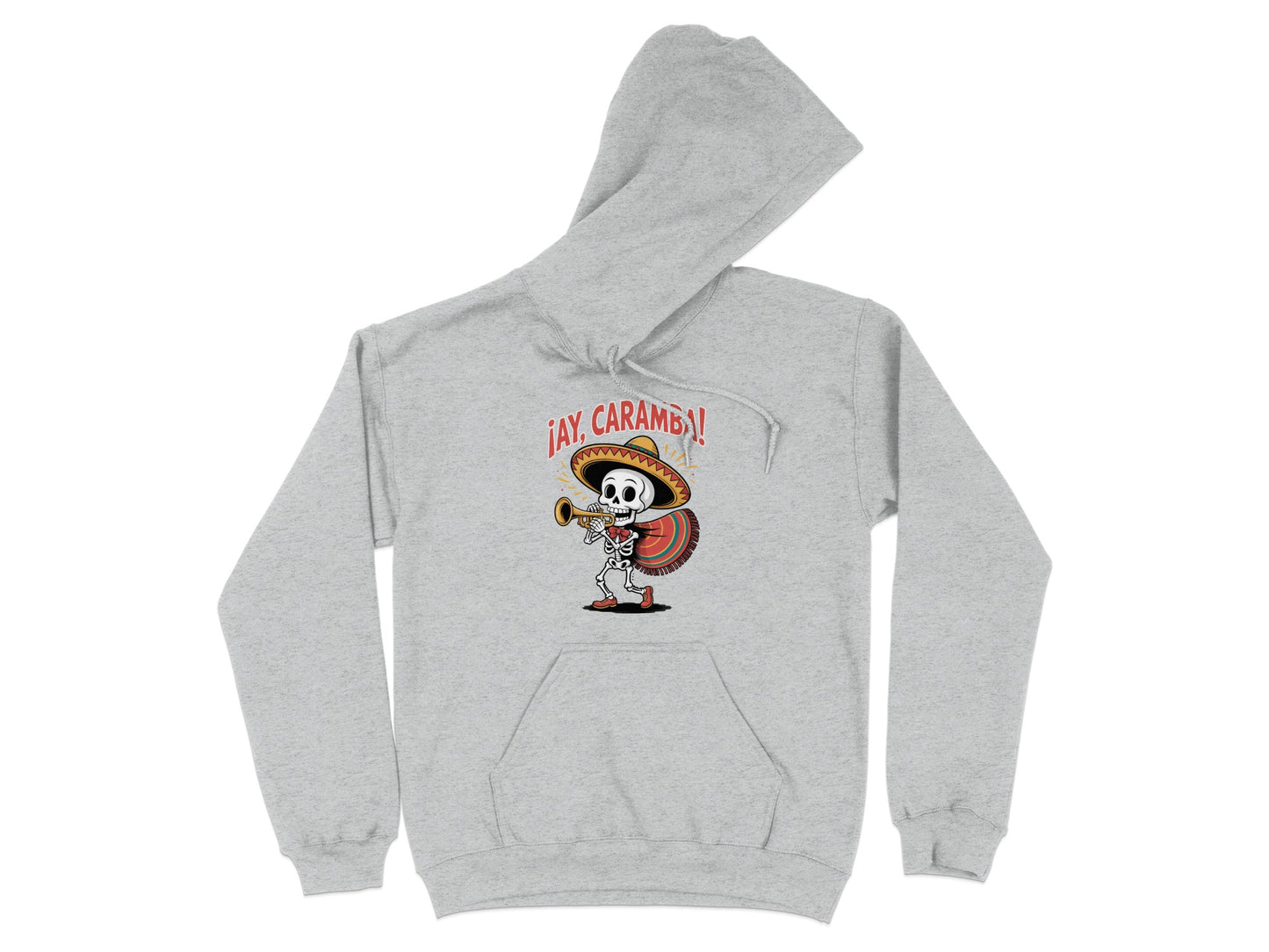 ¡Ay Caramba! Skeleton Playing Trumpet Hoodie product