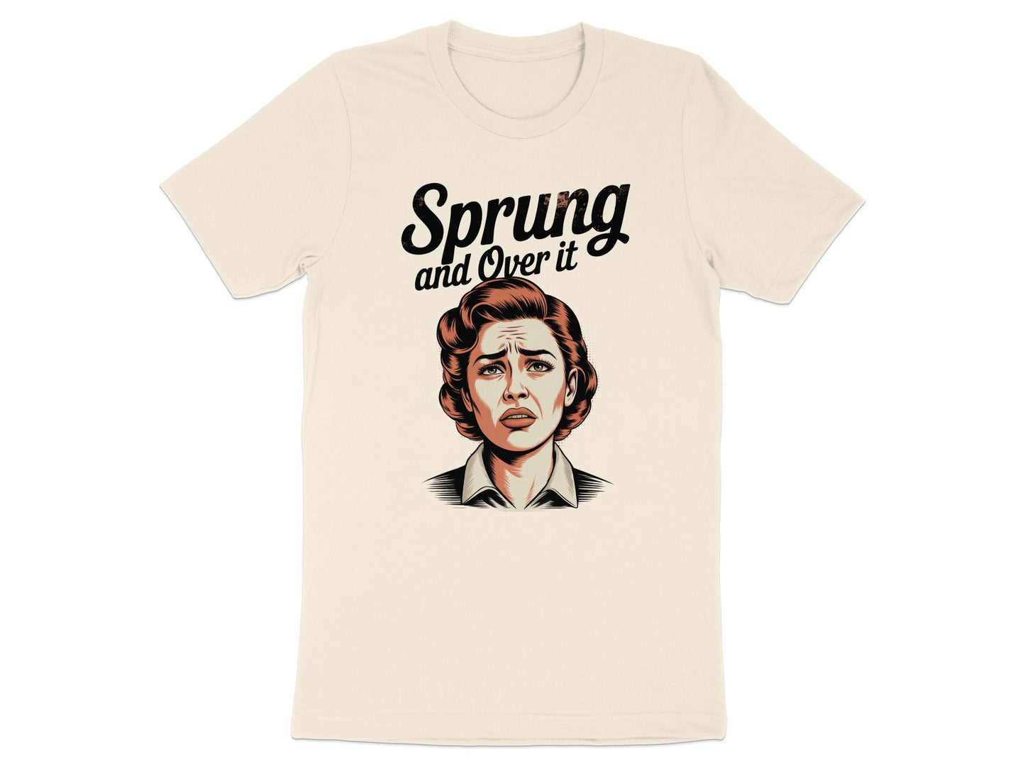 Sprung and Over It Graphic Vintage Style Shirt product