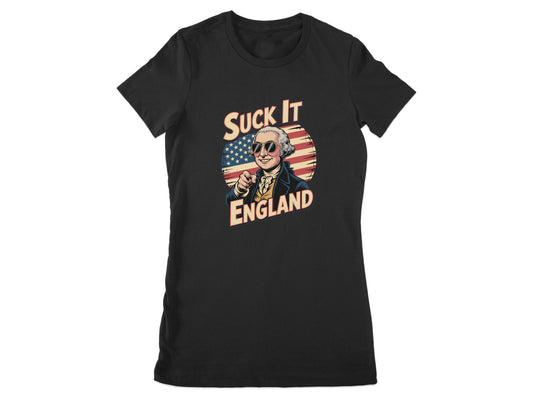 Suck It England Graphic Black Tee Shirt product type