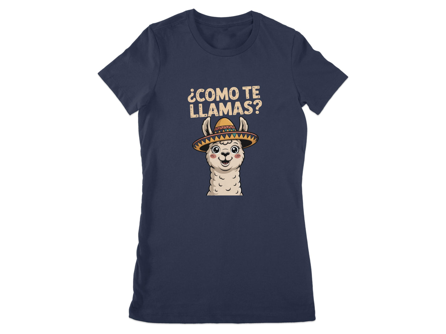 ¿COMO TE LLAMAS Sombrero Llama Women's T-shirt product type