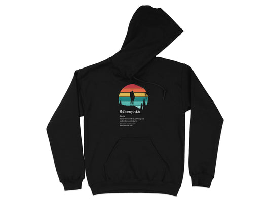 Vintage Hiking Hoodie Silhouette Sweatshirt Product Type