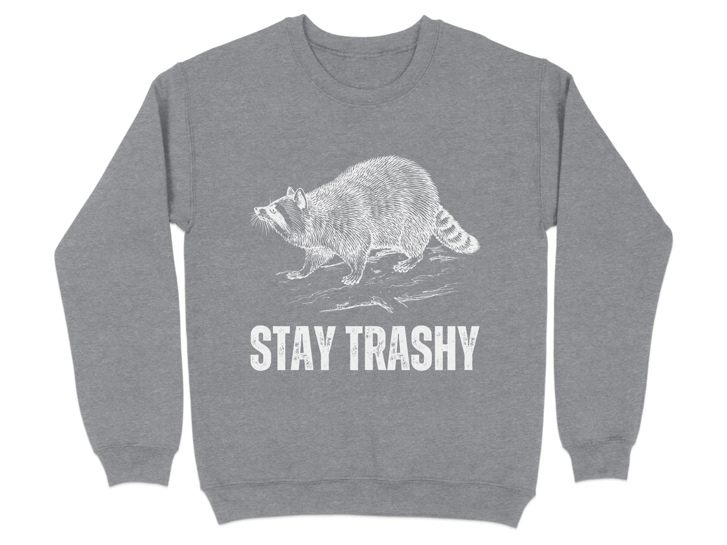 Stay Trashy Raccoon Graphic Sweatshirt product