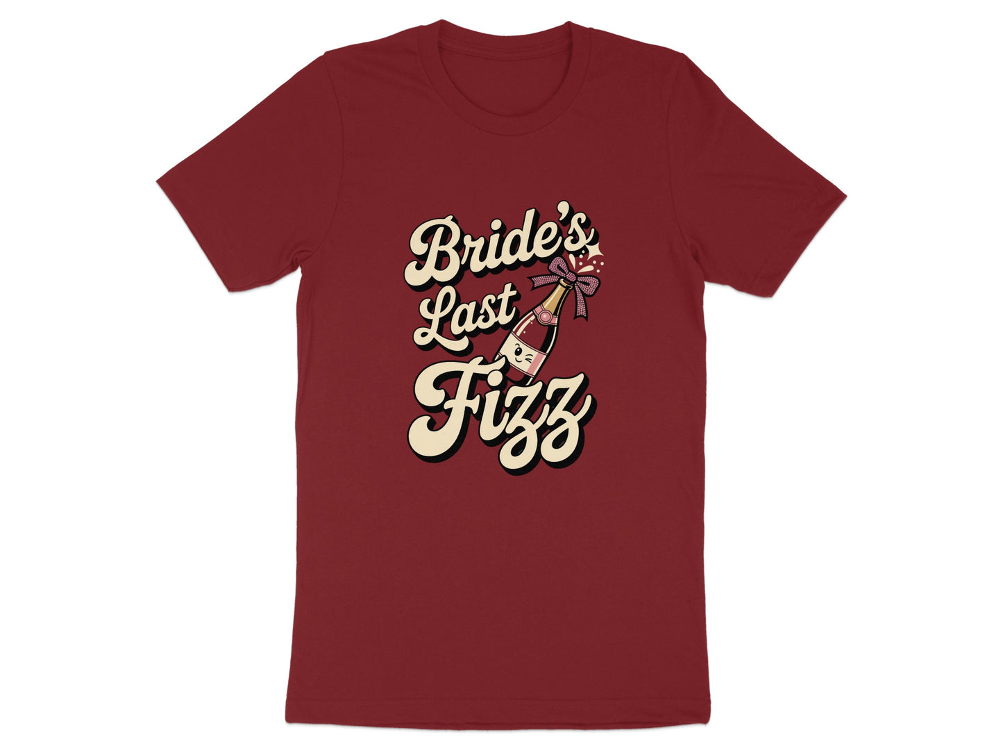 Bride's Last Fizz Custom Graphic T-shirt product type
