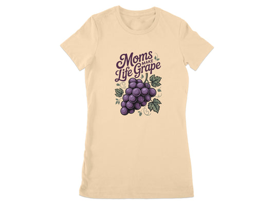 Moms Make Life Grape Graphic T-shirt product type