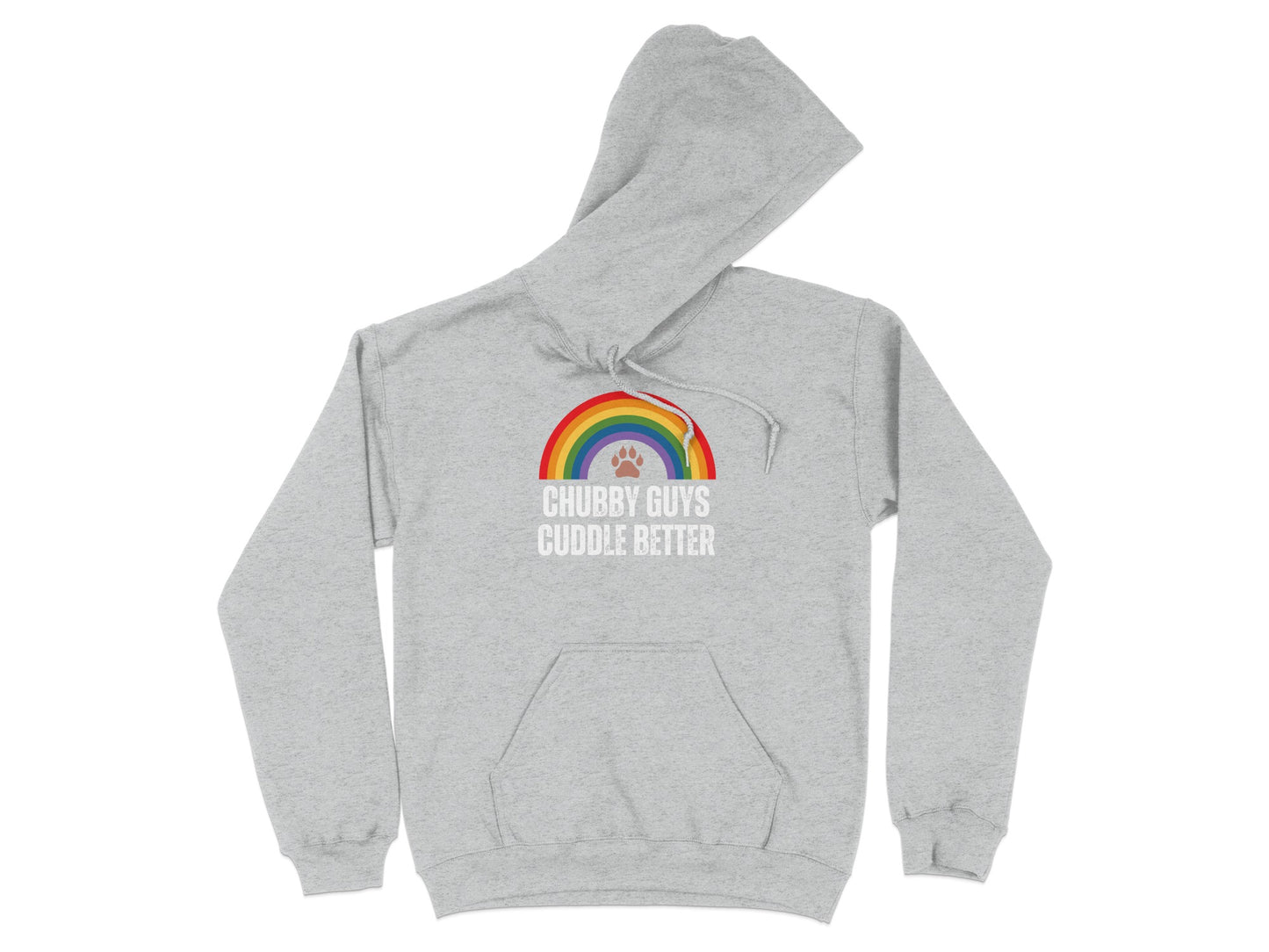 Chubby Guys Cuddle Better Rainbow Hoodie product