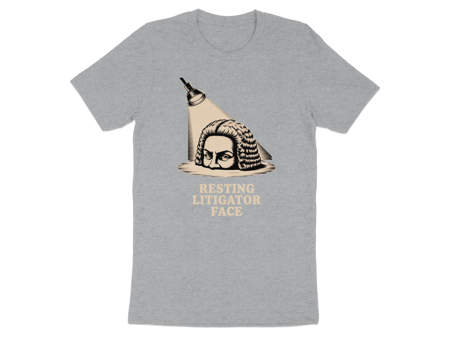 Resting Litigator Face Graphic T-shirt product