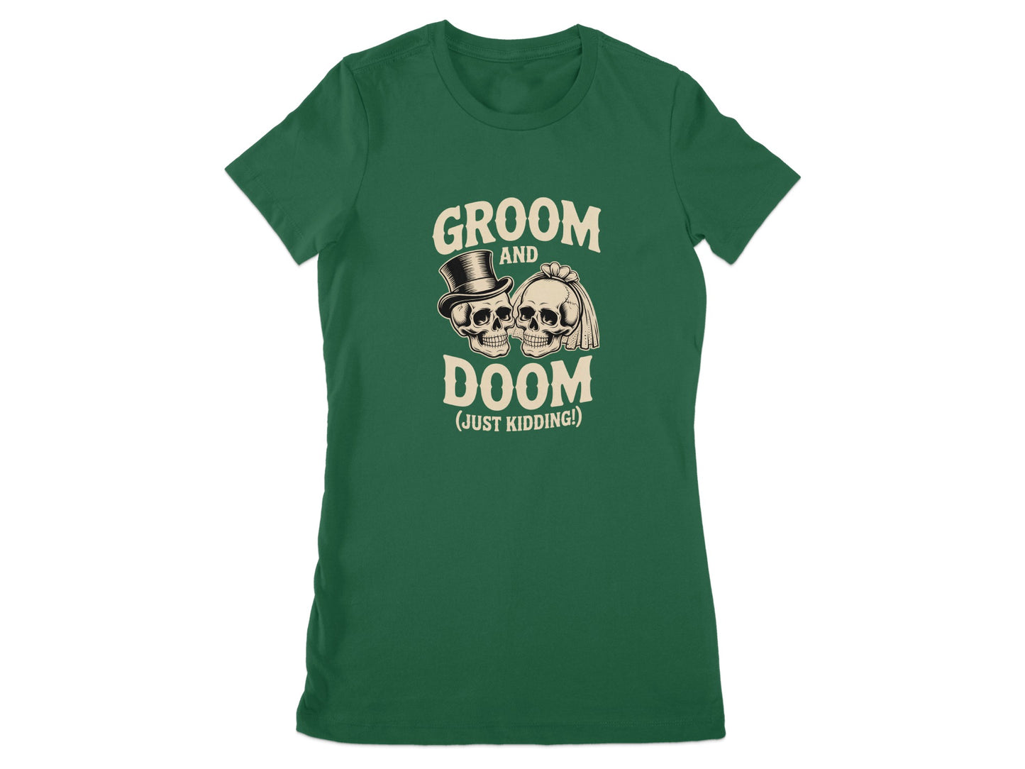 Groom and Doom Just Kidding Graphic Tee product