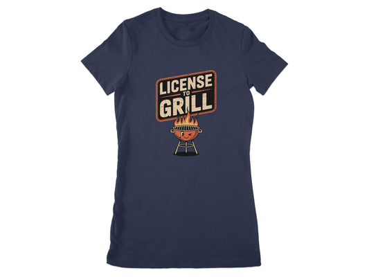 License to Grill Graphic Print T-shirt product type