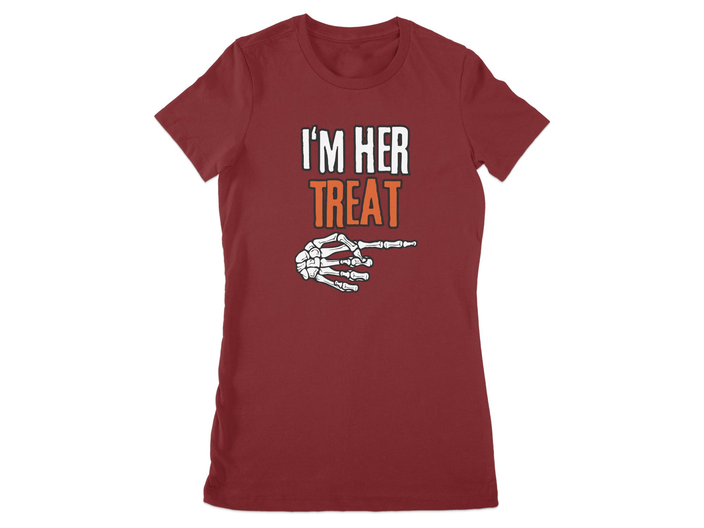 I'm Her Treat Text with Skeleton Hand Shirt product