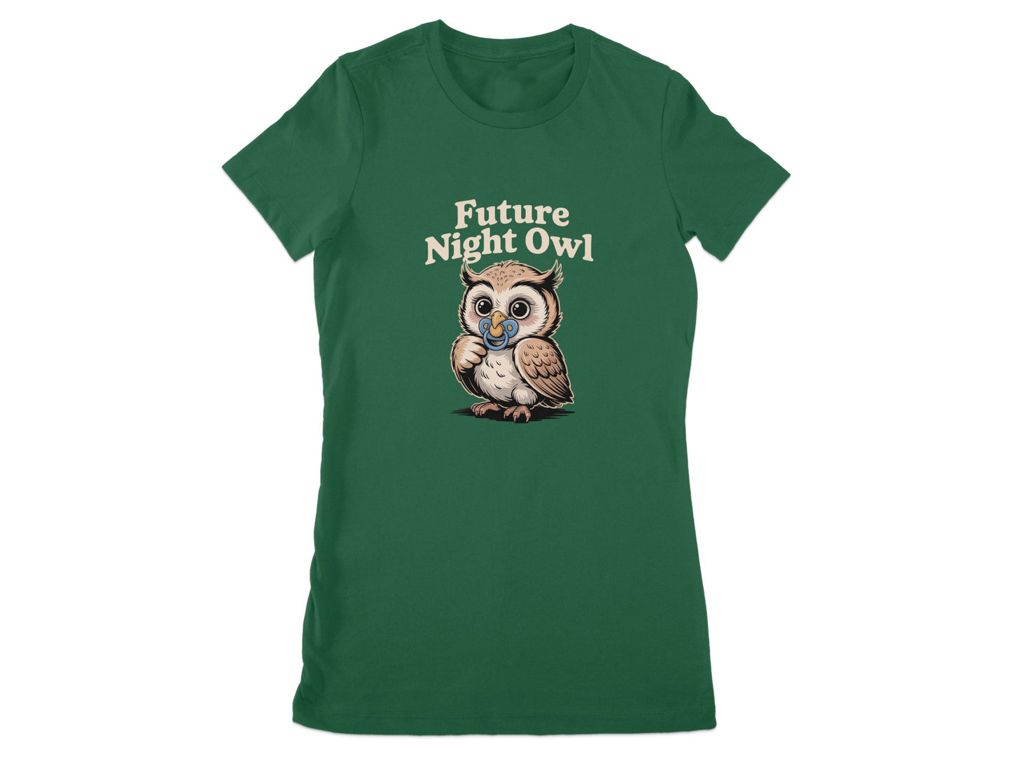 Future Night Owl Graphic T-Shirt Novelty Clothing product