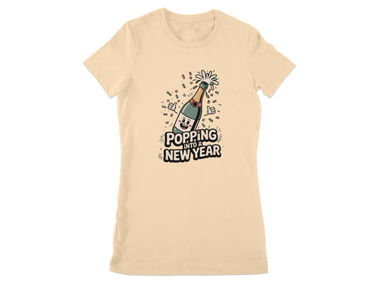Popping into a New Year Festive Graphic T-Shirt product