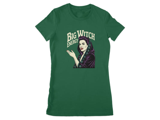 Big Witch Energy Graphic Design T-shirt product type