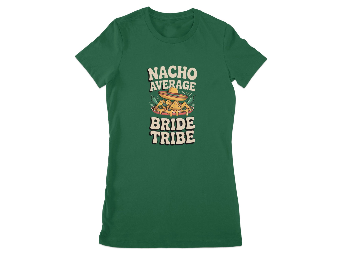 Nacho Average Bride Tribe Graphic T-shirt product type