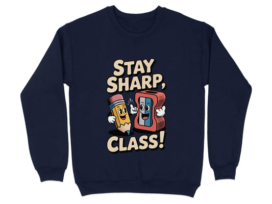 Stay Sharp Class Graphic Sweatshirt product type