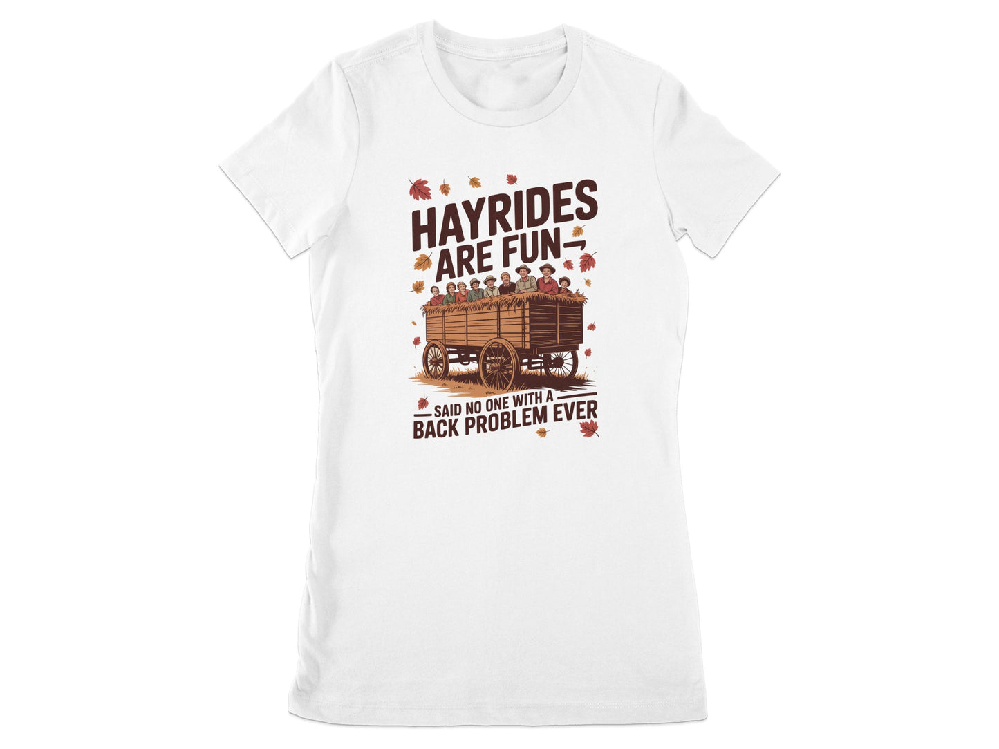 Hayrides Are Fun Said No One Graphic T-shirt product type