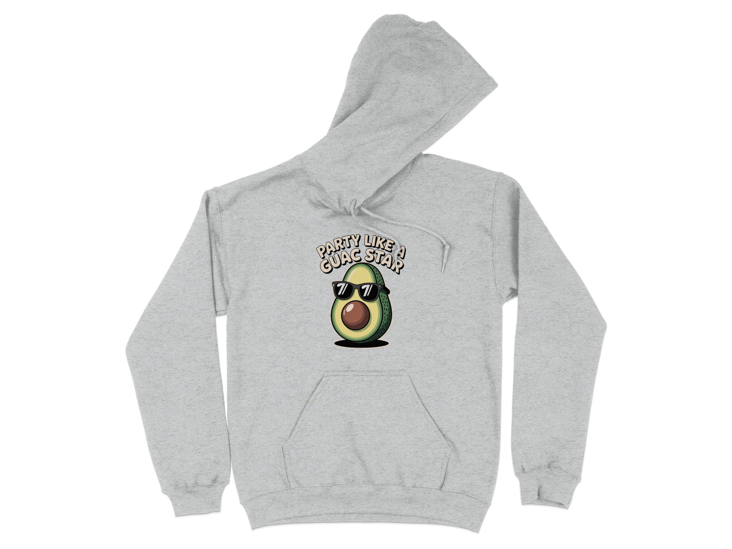 Party Like A Guac Star Avocado Design Hoodie product