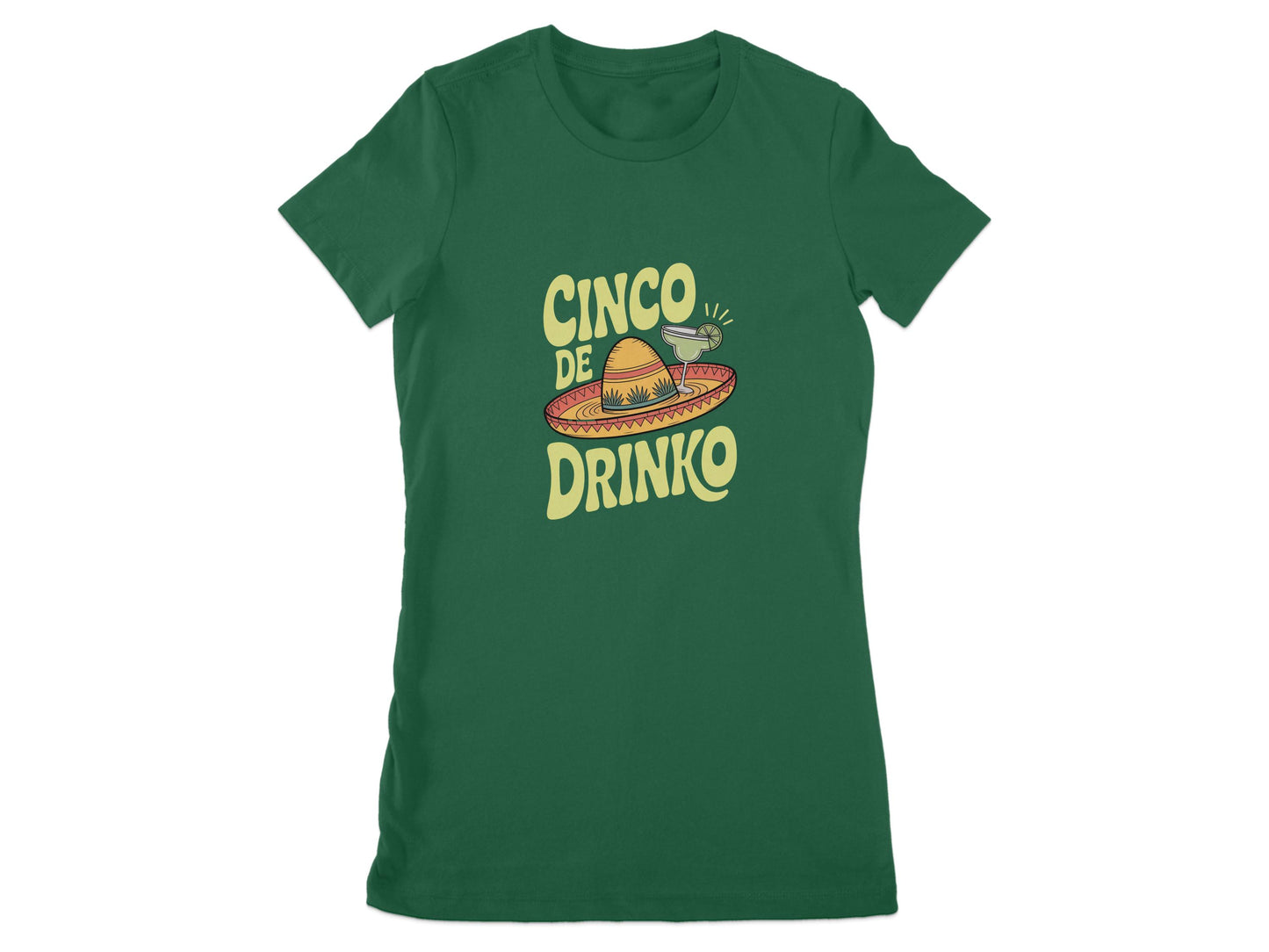 Funny Cinco De Drinko Sombrero Women's Product Type