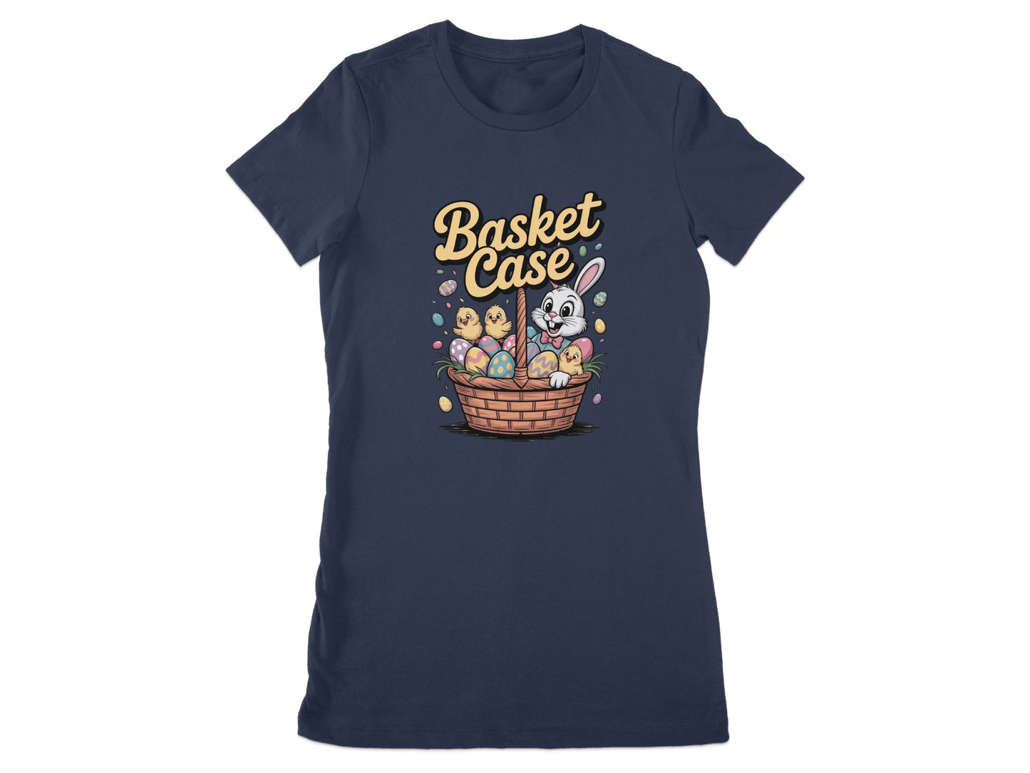 Basket Case Easter Bunny and Chicks T-Shirt product type