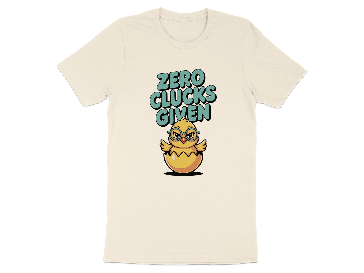 Zero Clucks Given Chick Design T-Shirt product