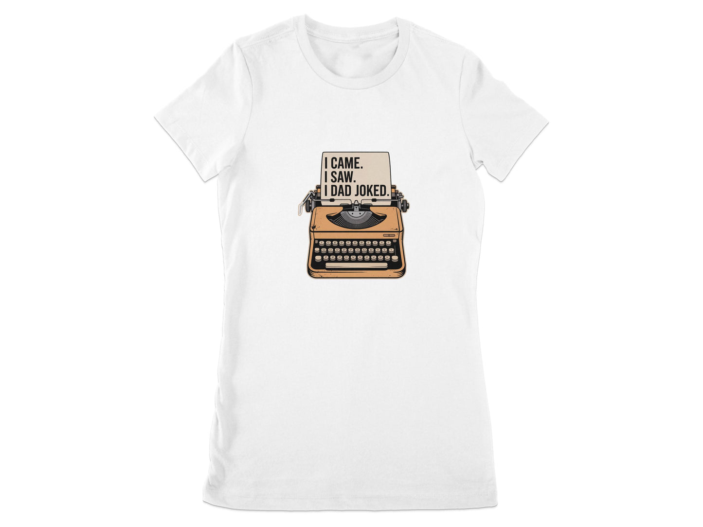 Humorous Typing Theme I Came I Saw Dad Joked Shirt product