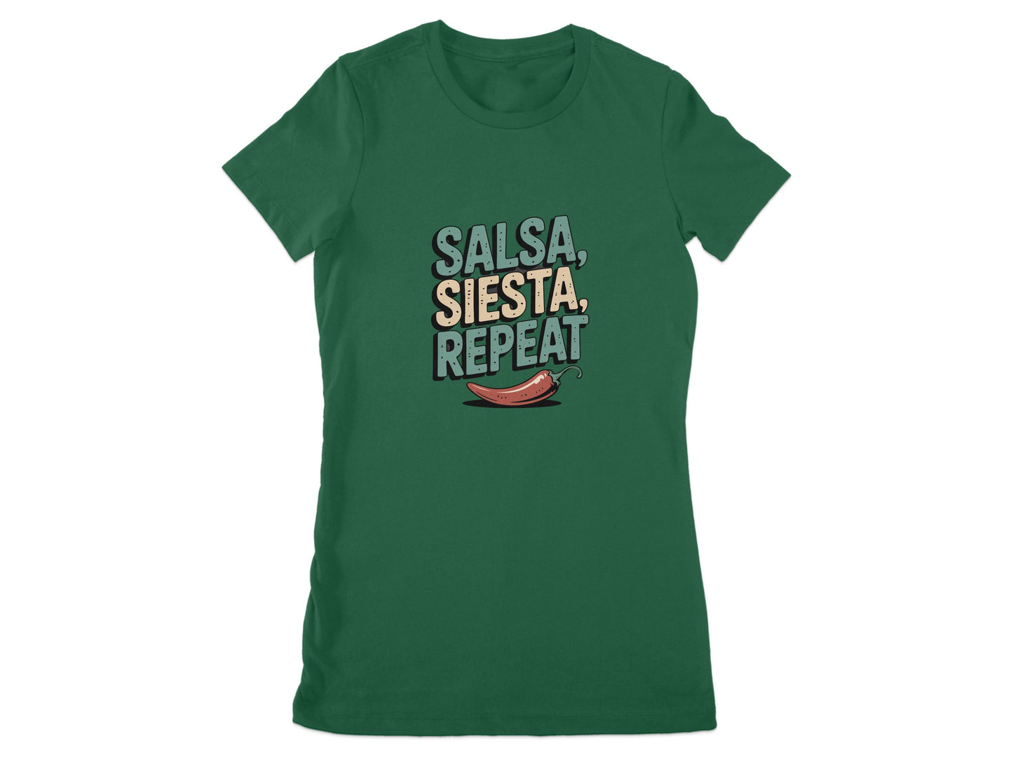 Salsa Siesta Repeat Graphic Tee Shirt product type