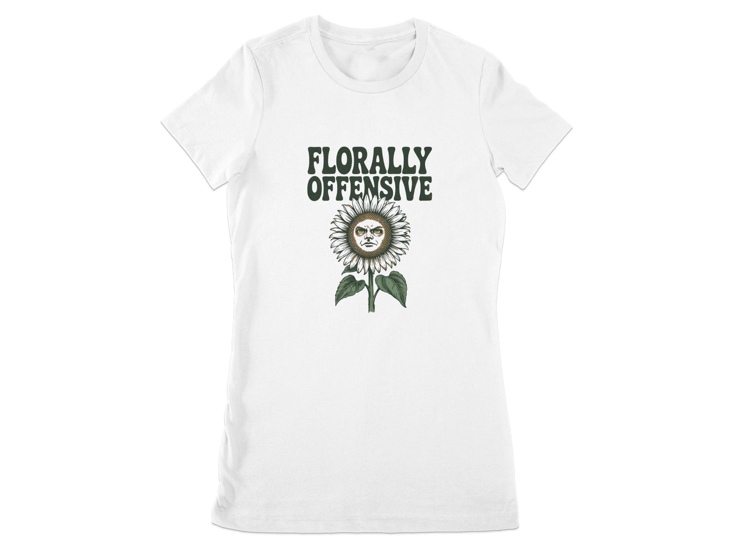 Florally Offensive Sunflower Graphic Tee product type