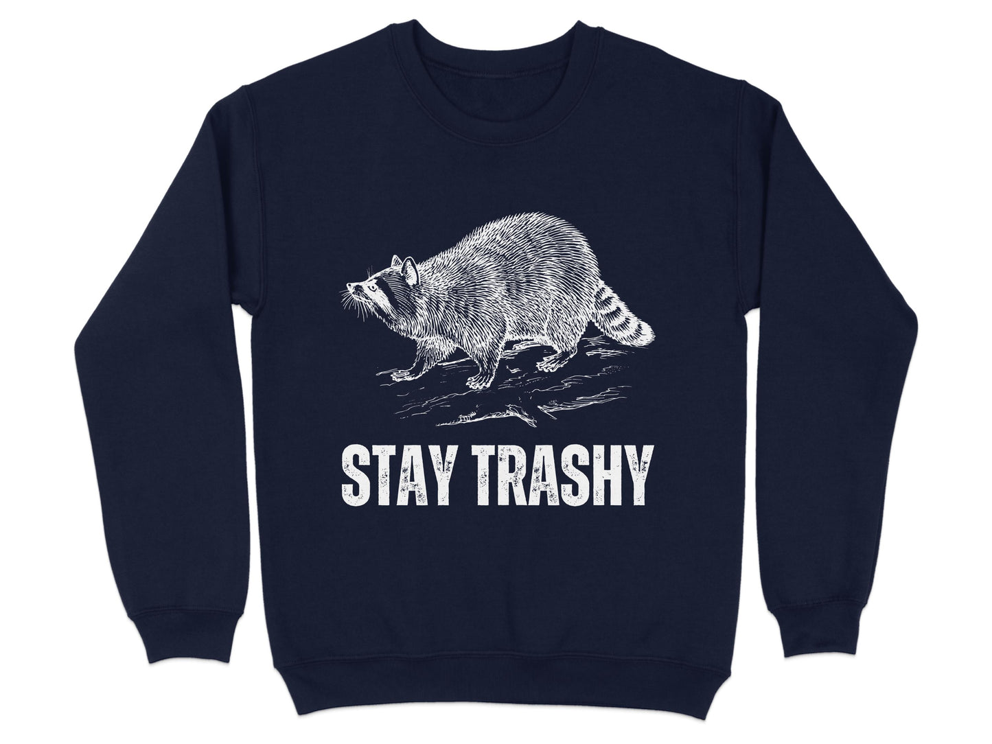 Stay Trashy Raccoon Graphic Sweatshirt product
