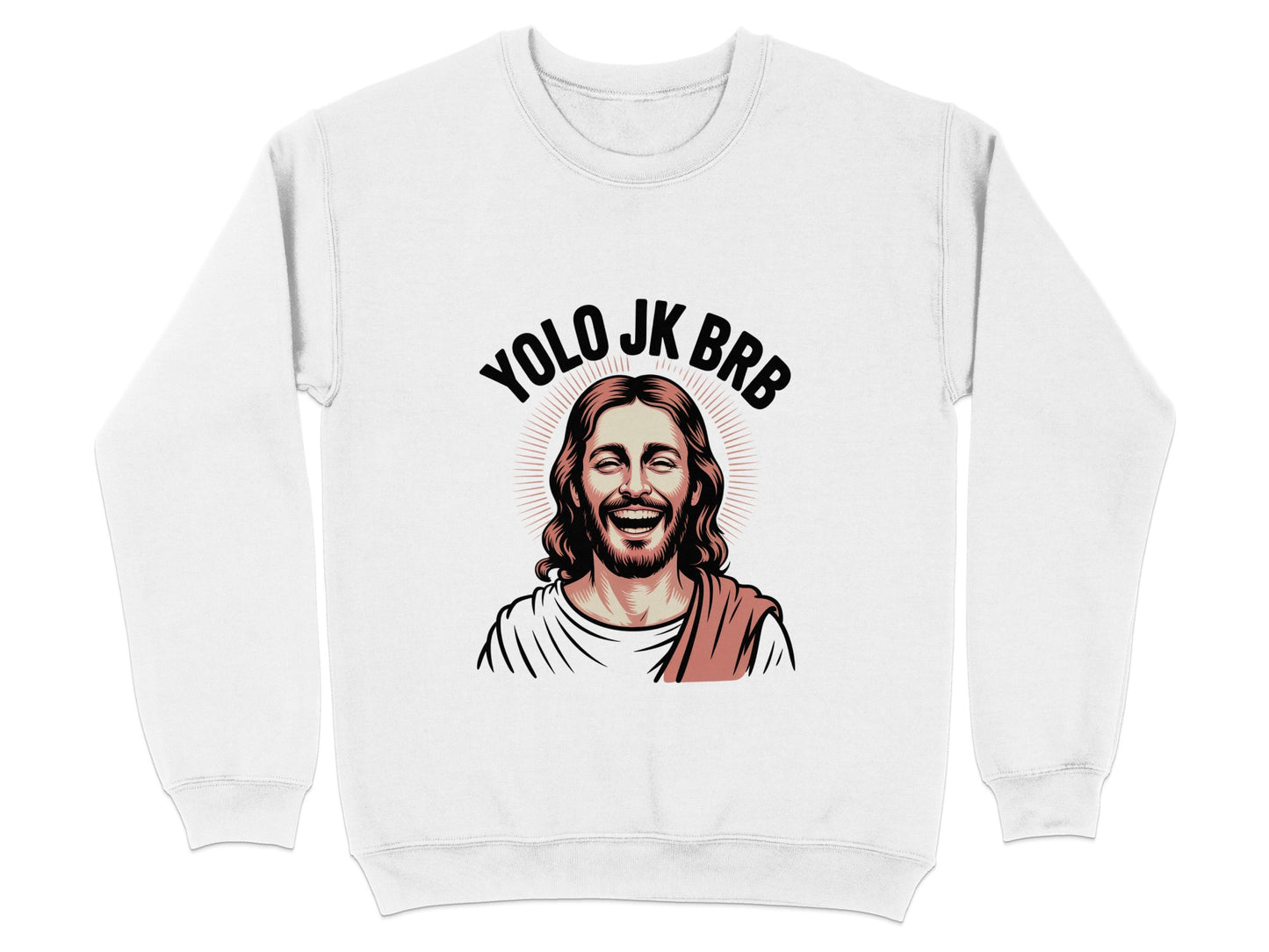 YOLO JK BRB Graphic Jesus Sweatshirt product type