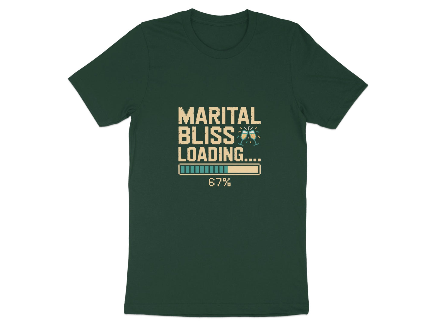 Marital Bliss Loading Graphic Tee Shirt product