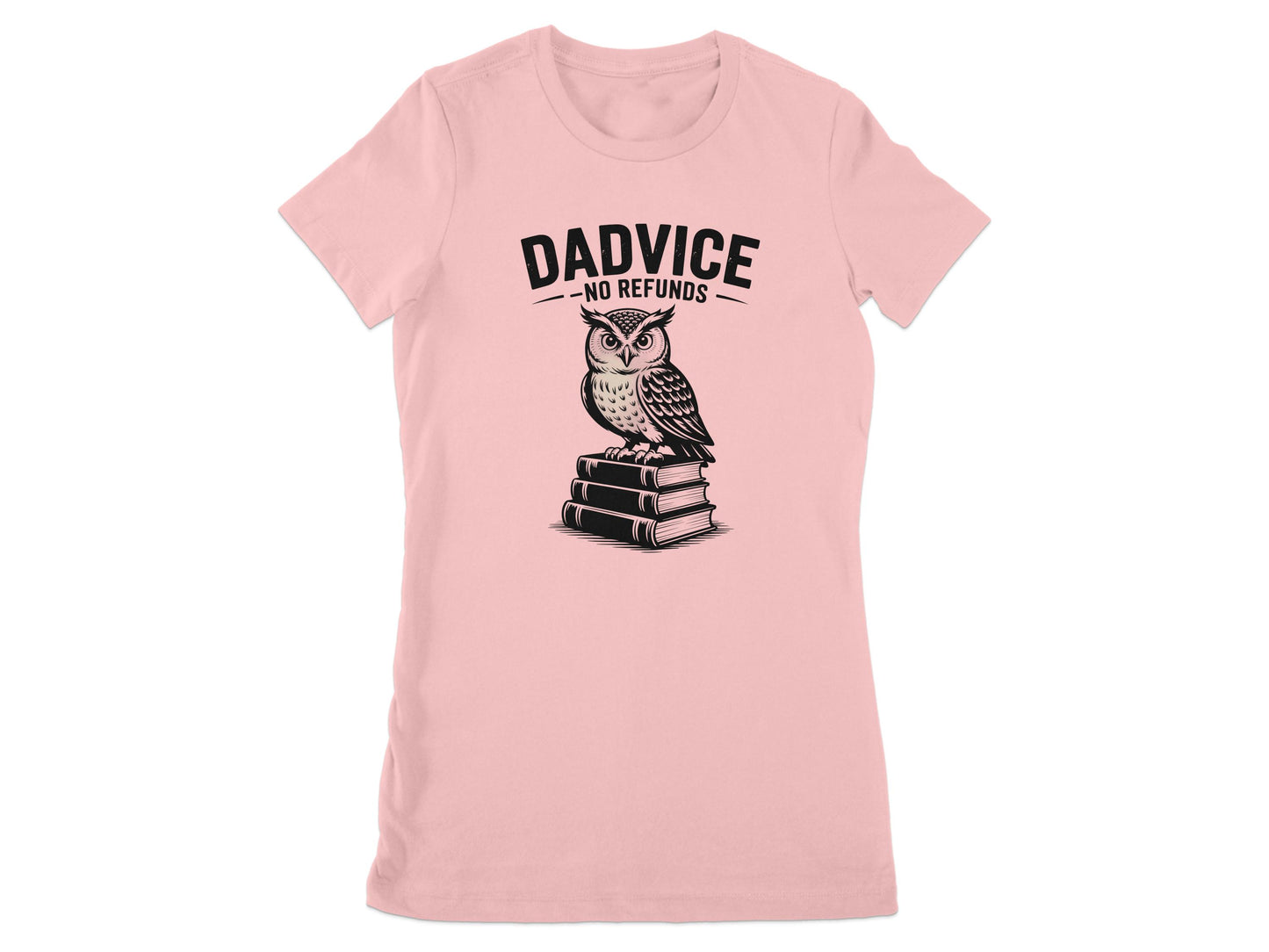 Dadvice No Refunds Owl Graphic Tee Shirt product type