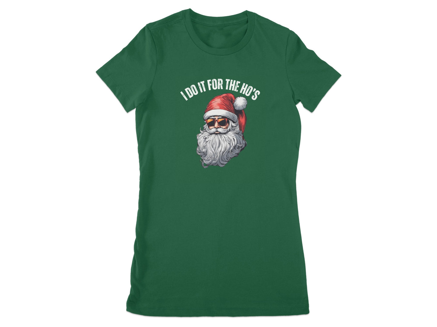 Funny Santa Claus I Do It For The Ho's T-Shirt product