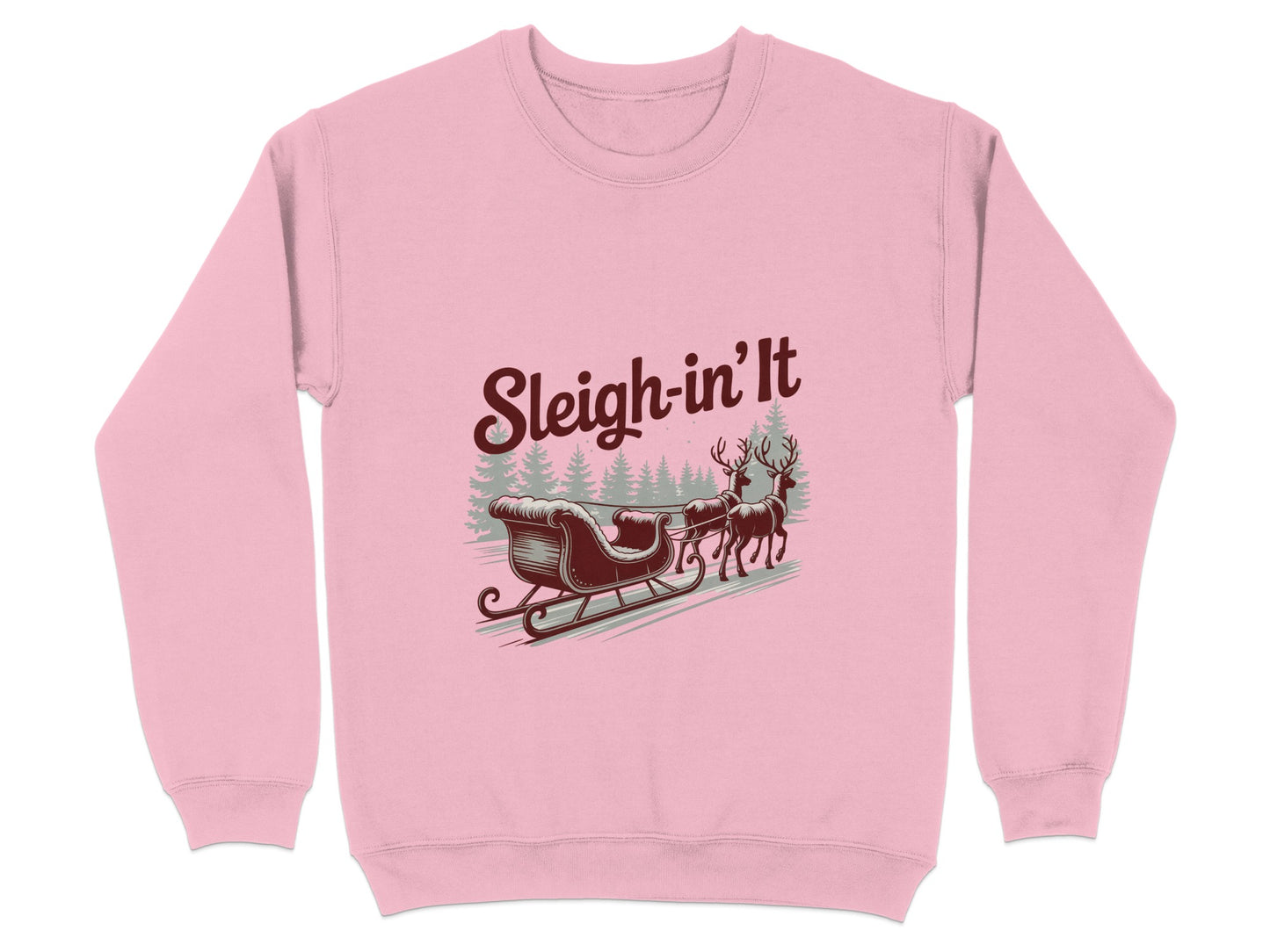 Sleigh-in' It Festive Holiday Sweatshirt Product