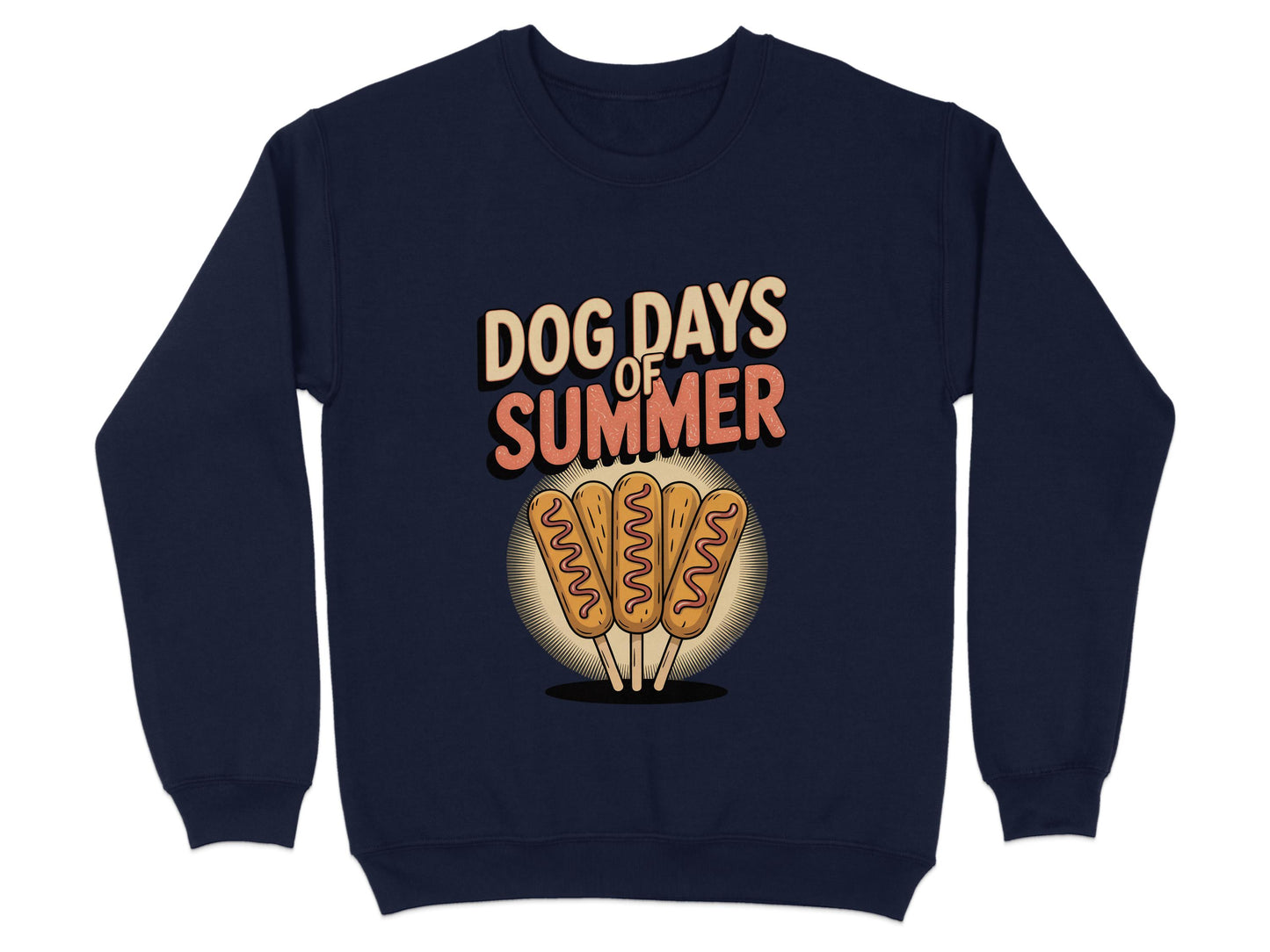 Dog Days of Summer Hotdog Graphic Sweatshirt product