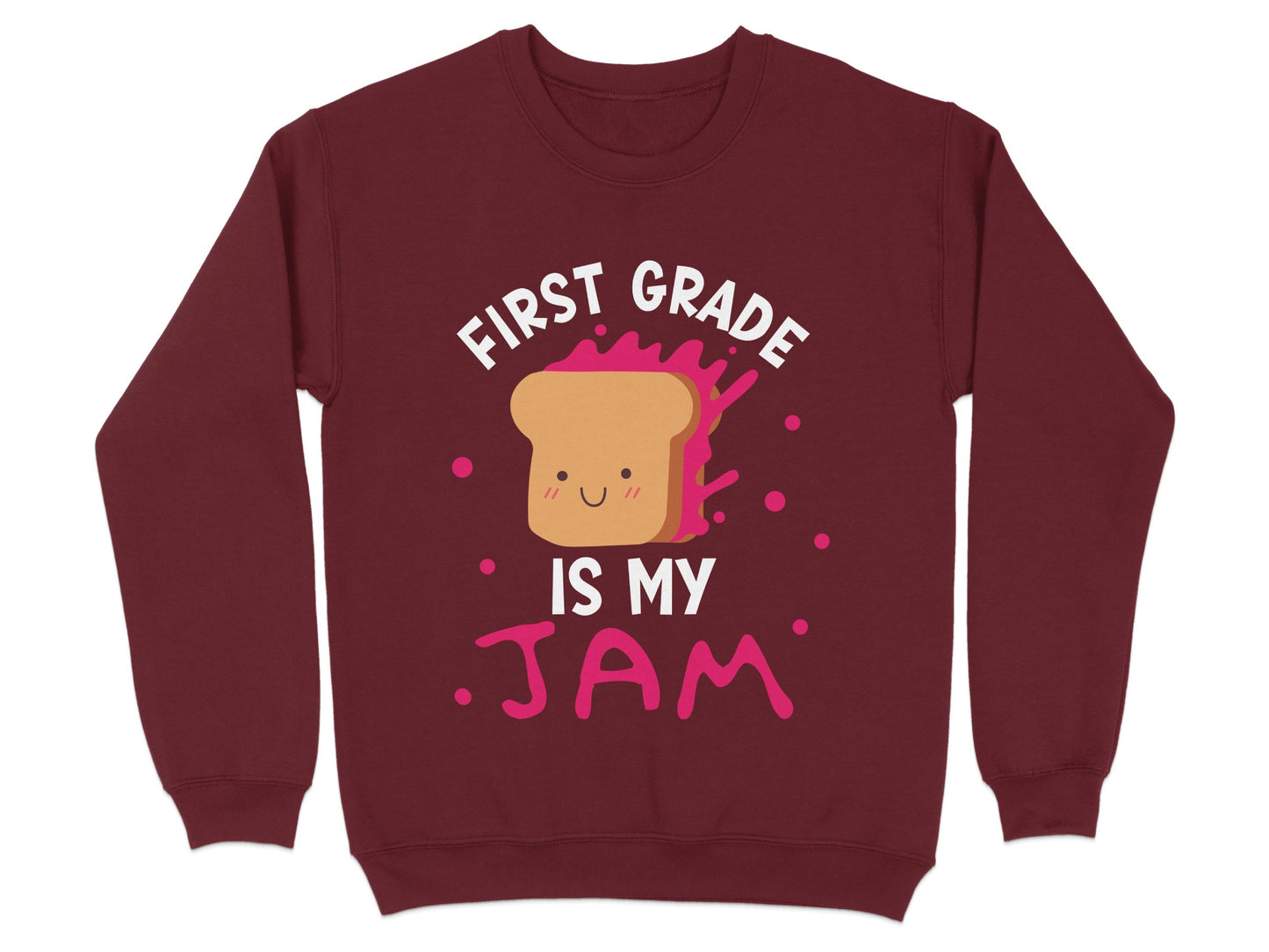 First Grade Is My Jam Fun Sweatshirt Product Type