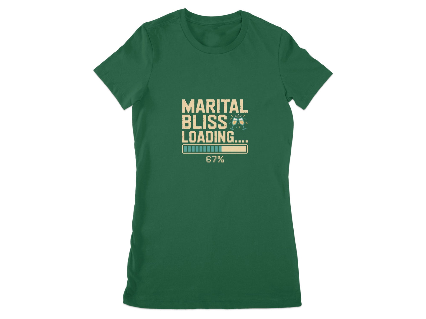 Marital Bliss Loading Humorous T-Shirt for Fun product