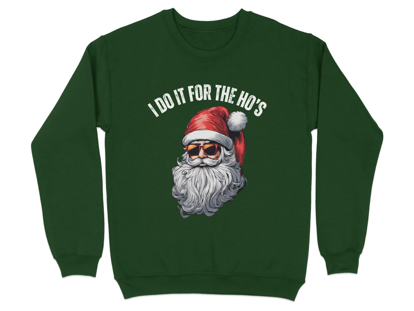 I Do It For The Ho's Santa Sweatshirt Product
