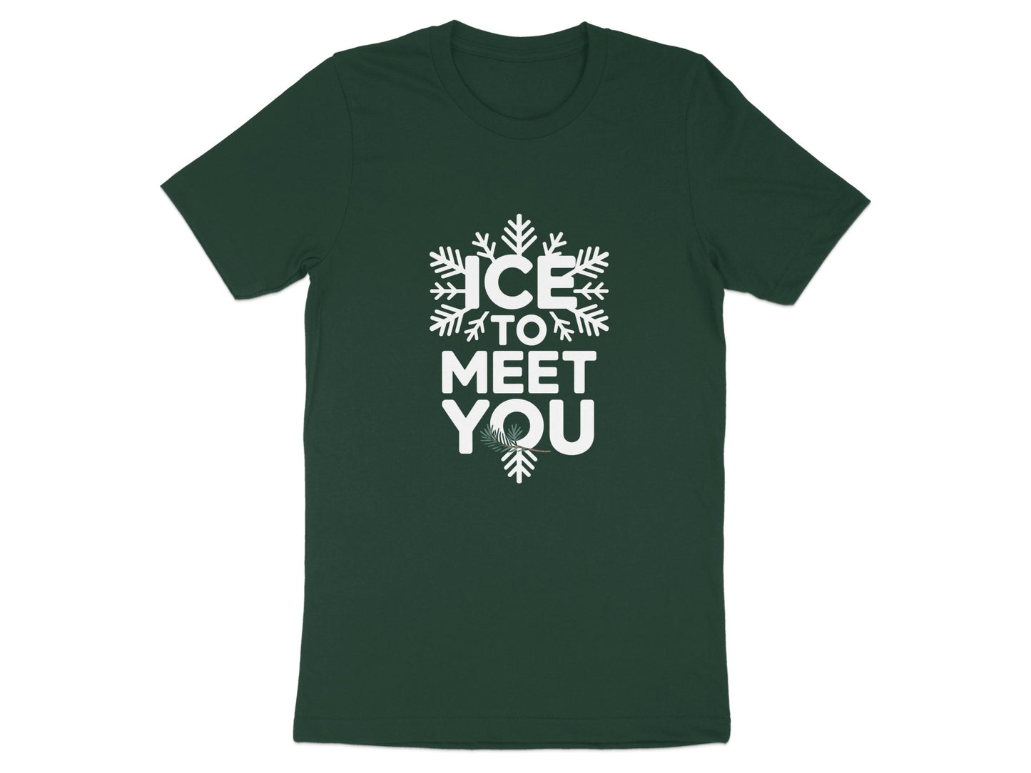 Ice To Meet You Snowflake Graphic T-Shirt product type