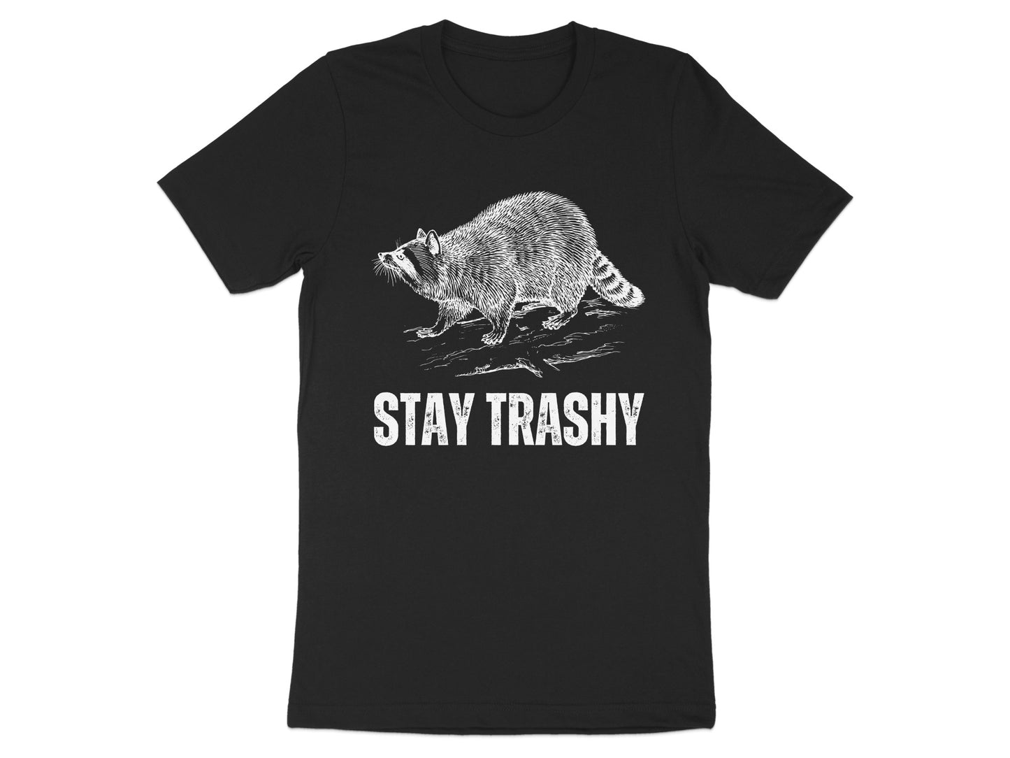 Stay Trashy Raccoon Graphic Tee Shirt product type