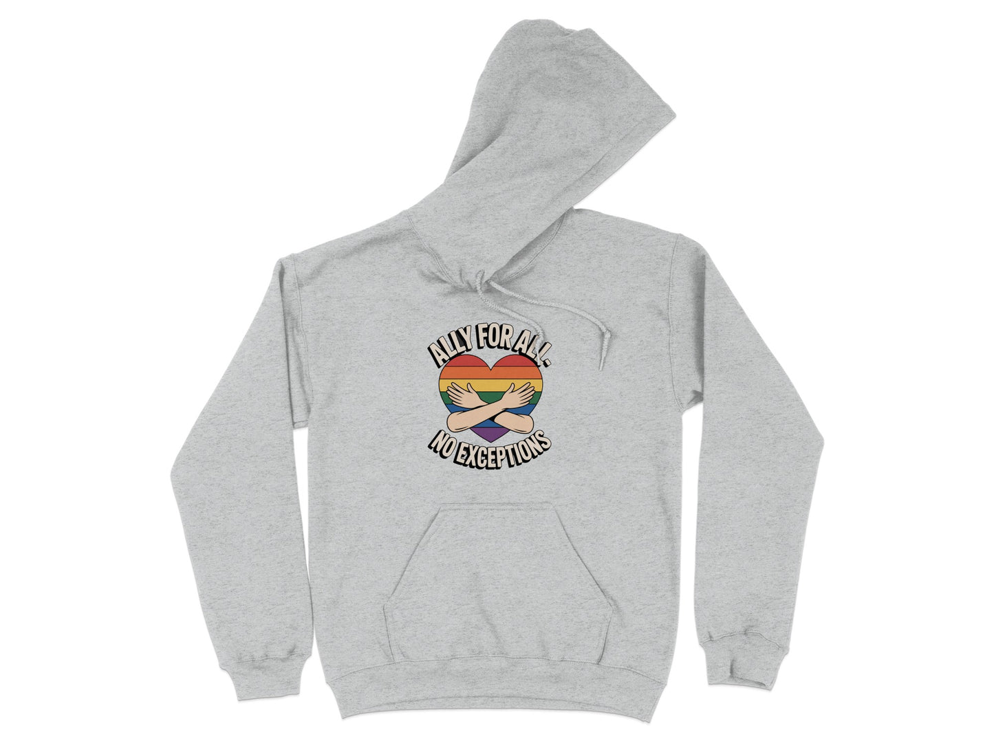 Ally for All No Exceptions Graphic Hoodie product
