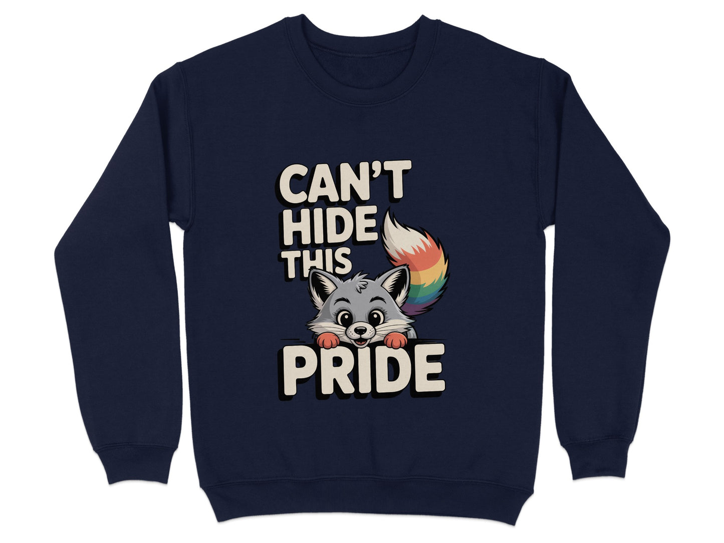 Can't Hide This Pride Cute Fox Sweatshirt product type