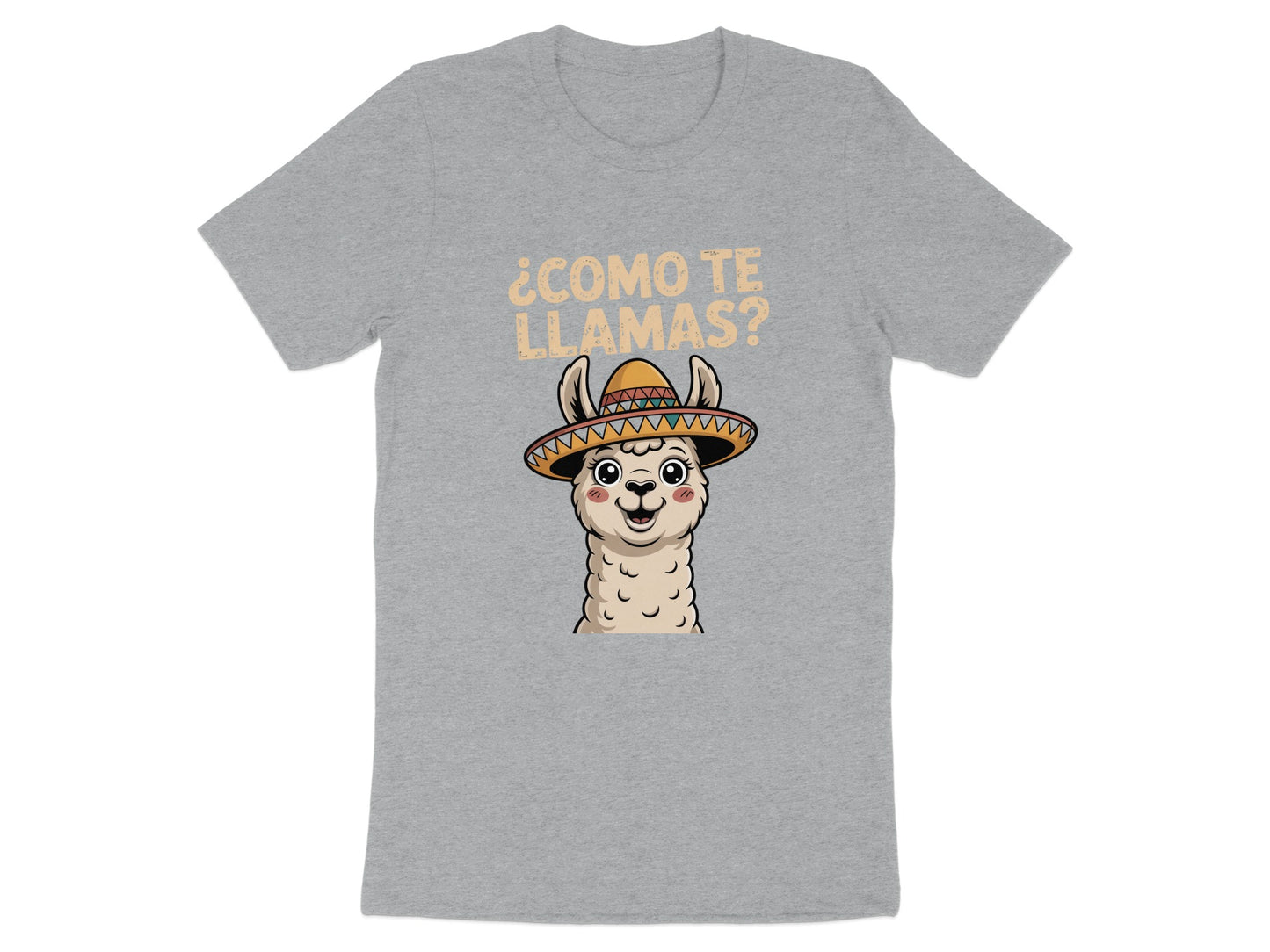 ¿Como Te Llamas Funny Llama Graphic Tee product type